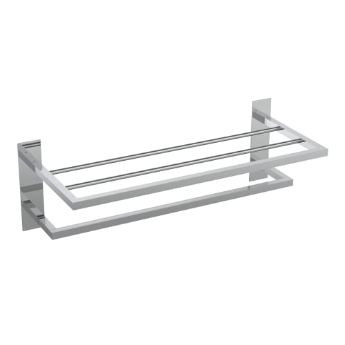 WINGITS® INFINITE Squared 24" Towel Rack, Stainless Steel, Polished Finish
